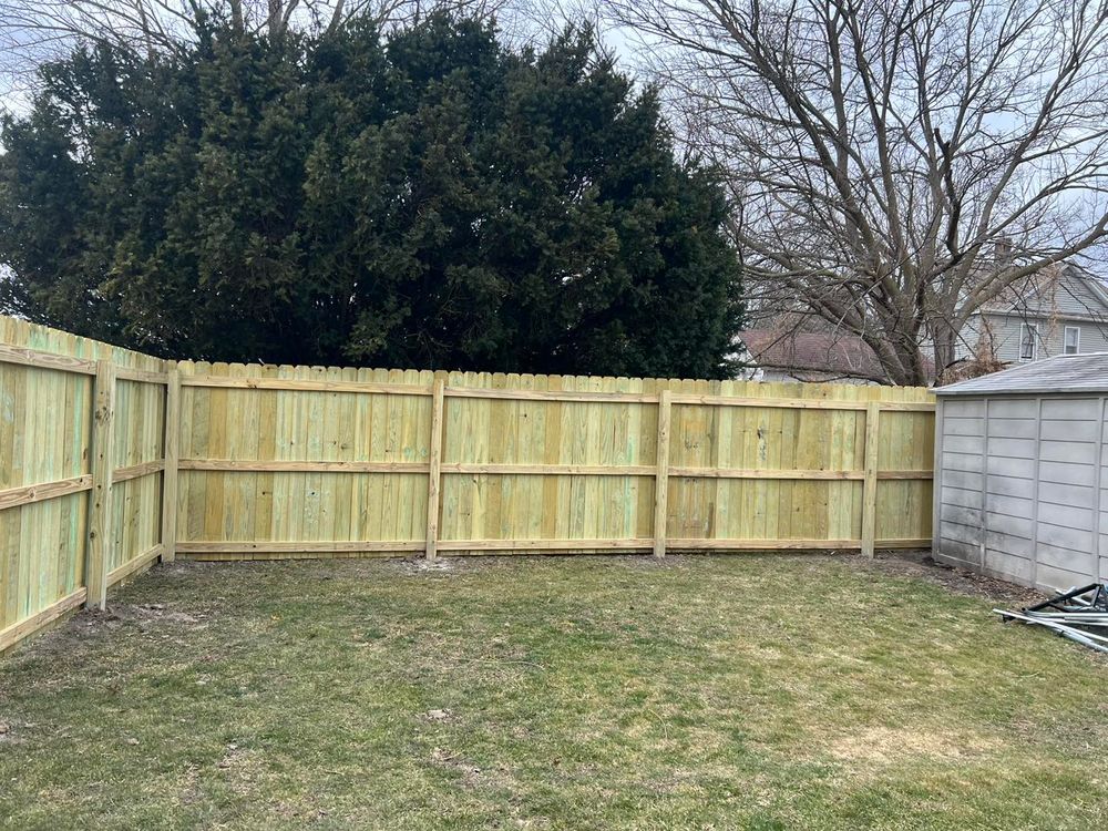 Fence Installation for Illinois Fence & outdoor co. in Kewanee, Illinois