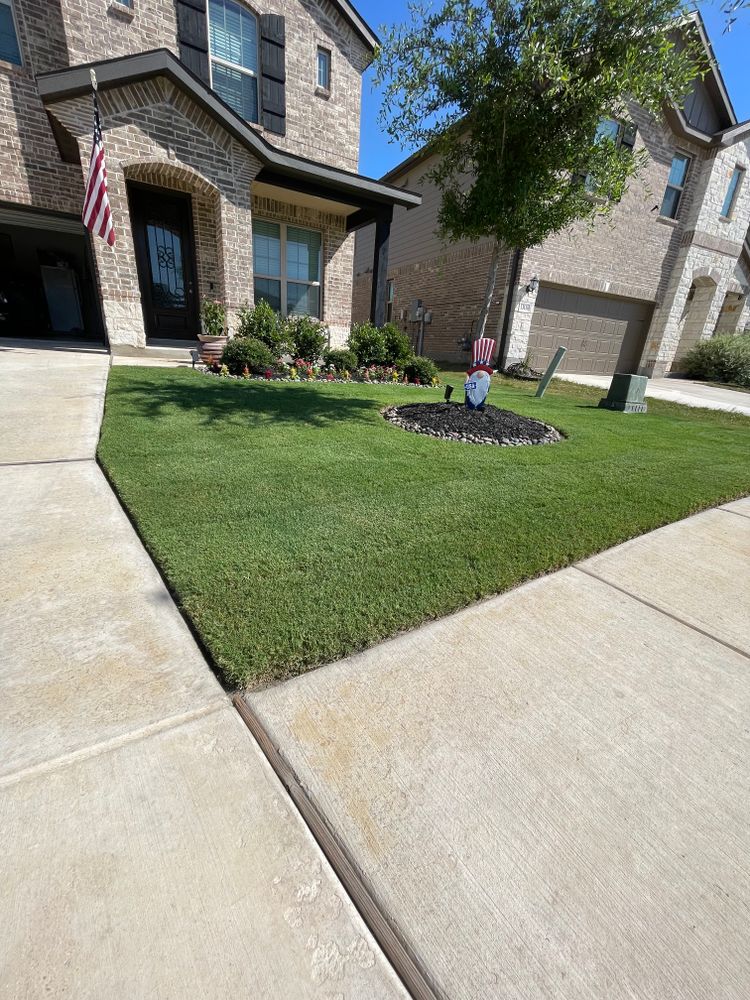 Core Aeration for Alamo Turf Works in San Antonio, TX