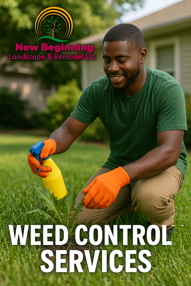 Our Weed Control Services effectively eliminate unwanted weeds, enhancing your lawn's health and beauty. Trust us for comprehensive solutions that complement our other lawn services, ensuring a lush and pristine landscape. for New Beginning Landscape & Remodel LLC in Atlanta, GA