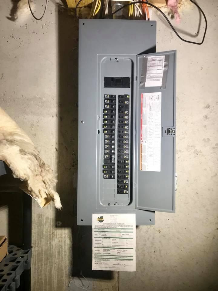 New Home Residential Wiring for A&J Electric in Sycamore, IL