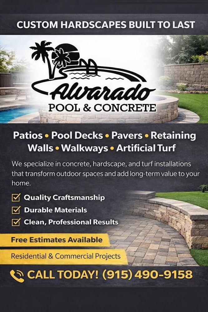 All Photos for Alvarado Pool and Concrete in El Paso, TX
