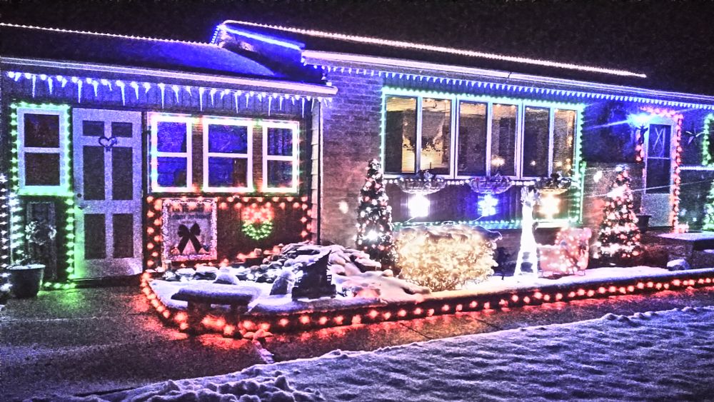 Holiday Lighting for LLS Property Solutions in Big Rapids, MI