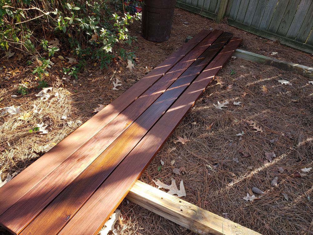 Ipe deck and trellis  for GVL Renovations in Greenville, SC