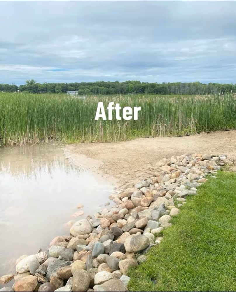 Our Shoreline Cleaning service enhances your waterfront property by removing debris and improving aesthetics, promoting a cleaner environment while preserving the natural beauty of your shoreline area. for JT’s Underwater Landscaping in Brainerd, MN