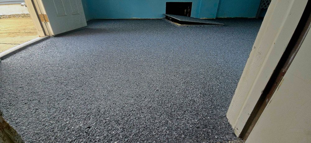 Epoxy-polyaspartic for Custom Concrete Enterprises in Springfield, IL