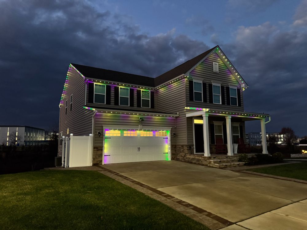 Permanent Lighting for Happy Holiday Christmas Lighting in Mullica Hill, NJ