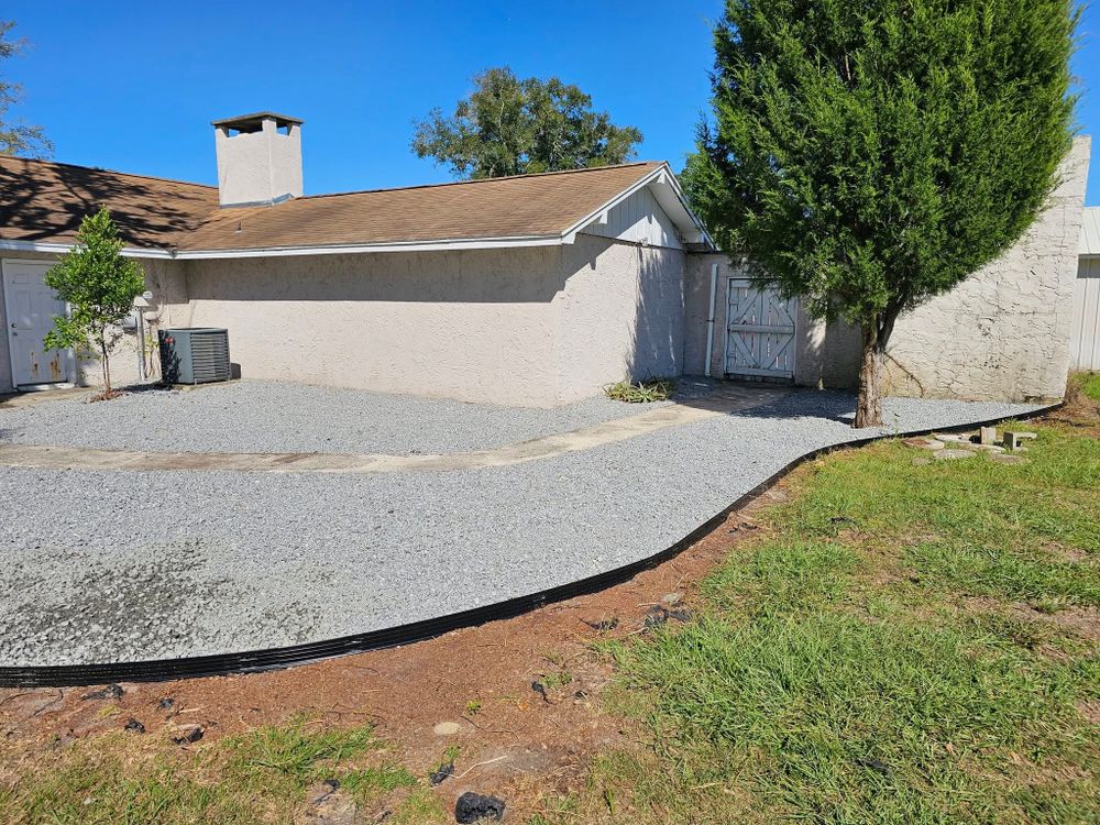 Enhance your outdoor space with our Hardscape Installation service, offering professionally designed patios, walkways, and retaining walls that combine functionality and beauty to create the perfect landscape for your home. for Deeper Roots Landscape in High Springs, FL