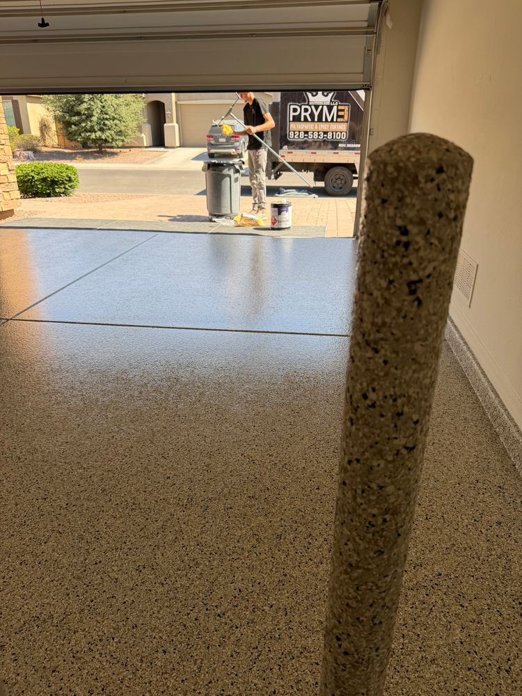 Polyaspartic & Epoxy Garages for PRYME EPOXY LLC in Mayer, AZ