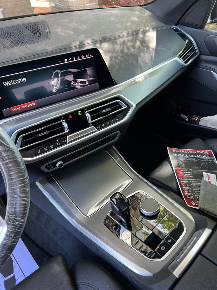 Interior Detailing for Relentless Shine Mobile Detailing in Calabash, NC