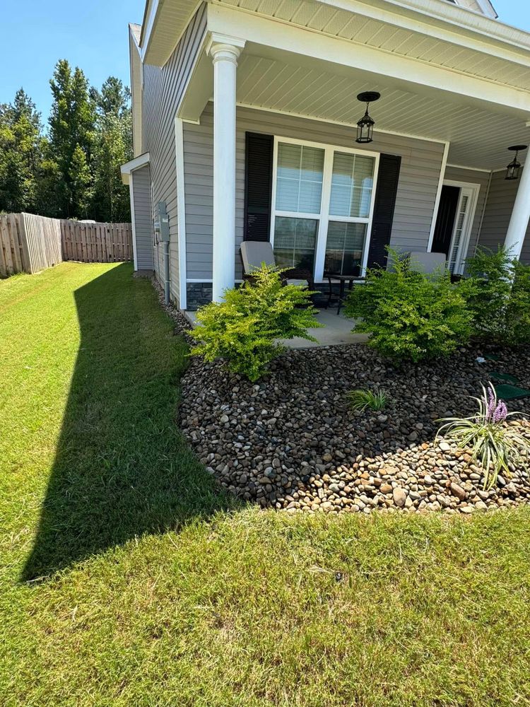 Transform your outdoor space with our expert landscape design service, creating beautiful, functional gardens tailored to your vision. Enhance curb appeal and enjoy a personalized oasis year-round right at home. for Starkey Outdoor Improvements and Design in Evans, GA
