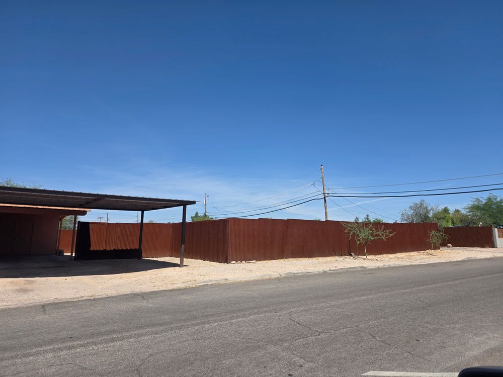 Our professional fence installation service offers homeowners a hassle-free experience with top-quality materials and expert craftsmanship, delivering the perfect solution to enhance their property's security and privacy. for Az Corrugated Fencing   in Tuscon Estates, AZ