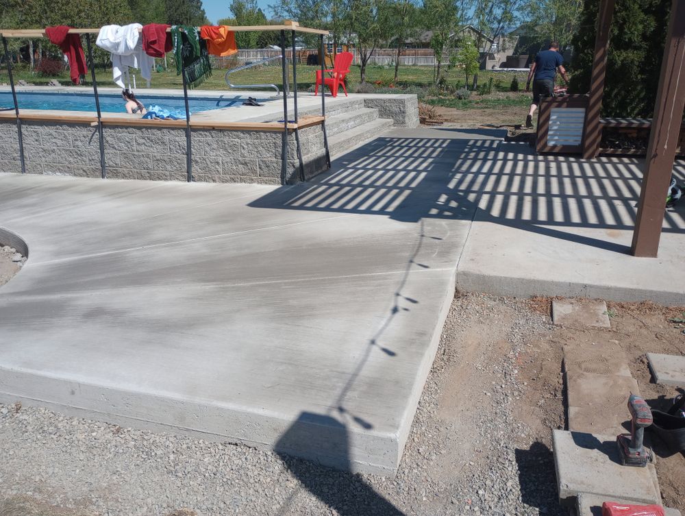 Patios for Richardson Restoration and Concrete in Ellensburg, WA