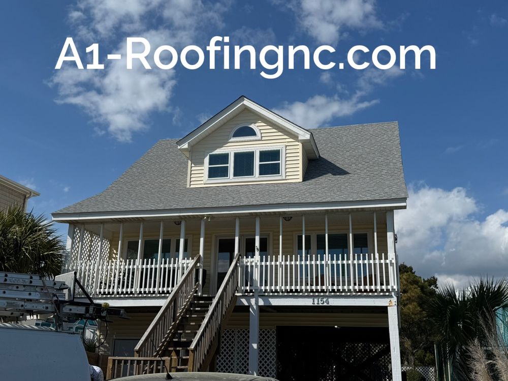Roofing Installation for A1 Roofing in Brunswick County, NC