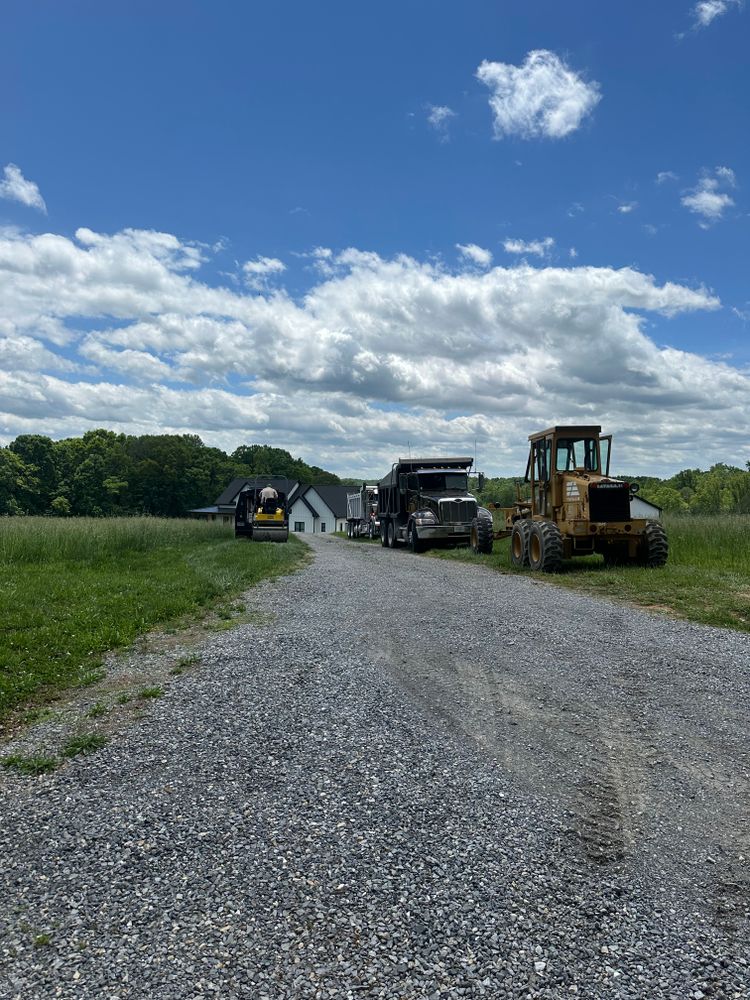 Grading for James R Carter Paving in Roanoke, VA