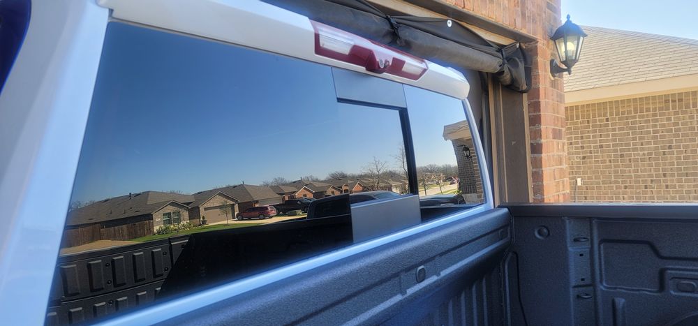 Blue and white GMC for DB WRAPS in Josephine, TX