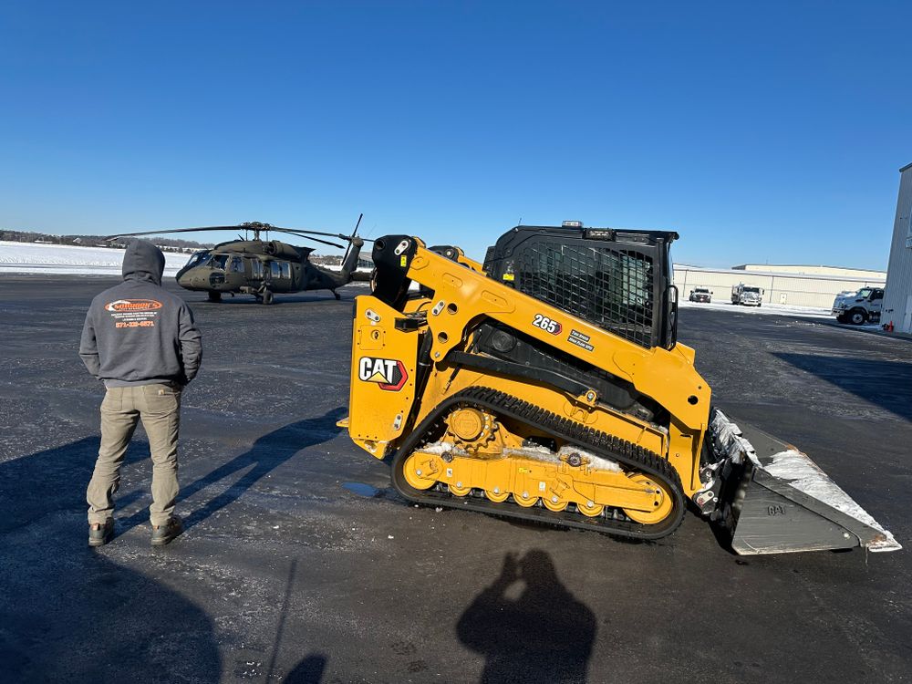 Grading for Schrock’s Land Management in Northern Virginia, Shenandoah Valley, VA