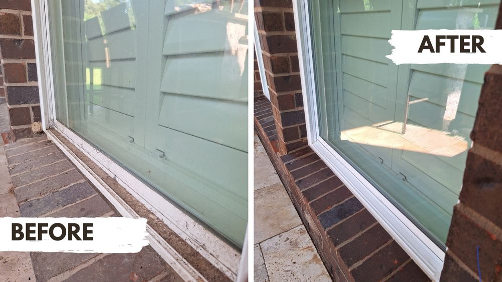 Before and After for Connected Exterior Cleaning in Dallas, TX