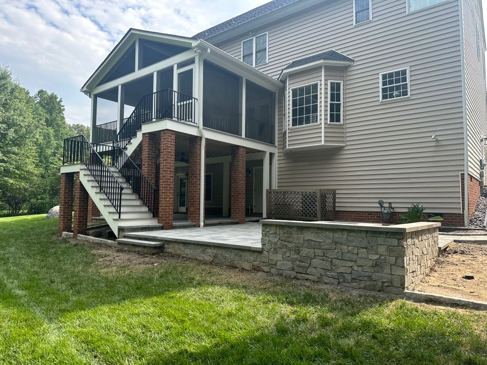 Enhance your home's outdoor space with Screen Porches, providing a seamless blend of comfort and nature by offering protection from insects while allowing fresh air and natural light to flow through. for Lester Contracting LLC in Richmond, VA