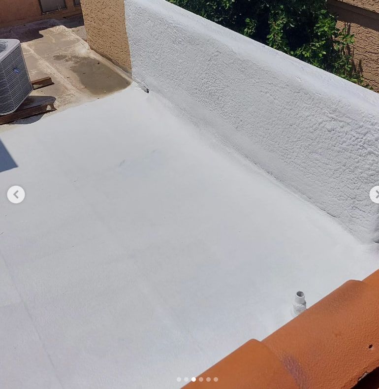 Our foam roofing service offers durable and energy-efficient solutions for your home, providing superior insulation and protection against harsh weather conditions. Trust us for reliable roofing repairs that last. for Clem Co Construction LLP in Phoenix, AZ