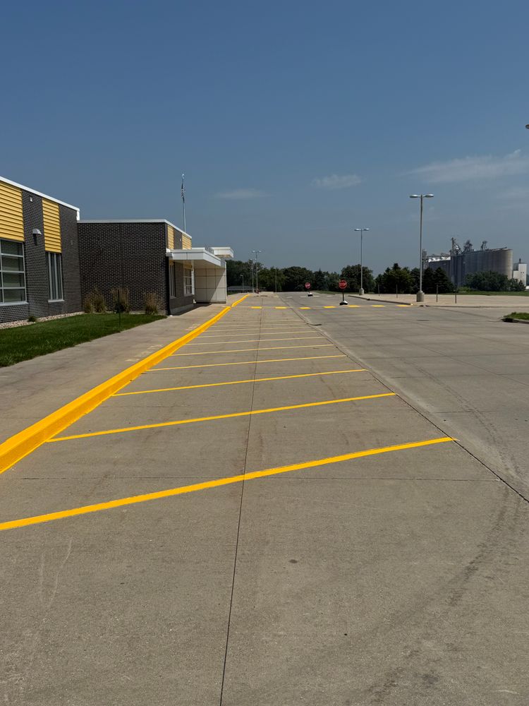 All Photos for Midwest Line Striping LLC in Spirit Lake, IA