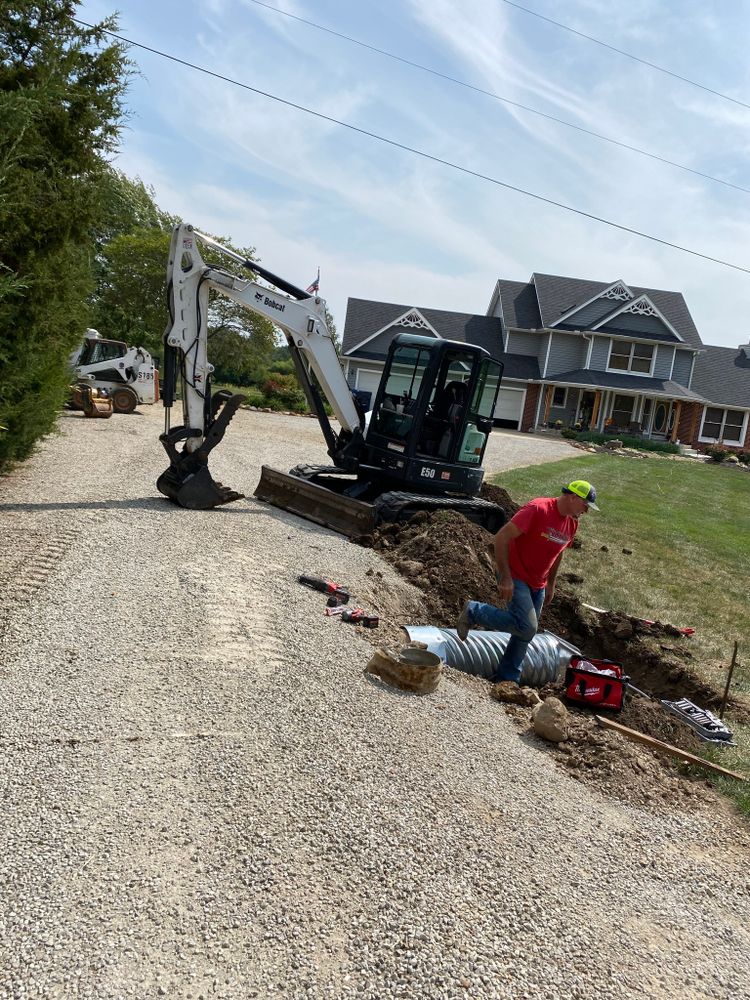 Our professional excavators provide expert driveway construction services to homeowners and businesses, ensuring a durable and well-crafted entrance to your property that enhances curb appeal and functionality. for L&T Excavating in Topeka, KS