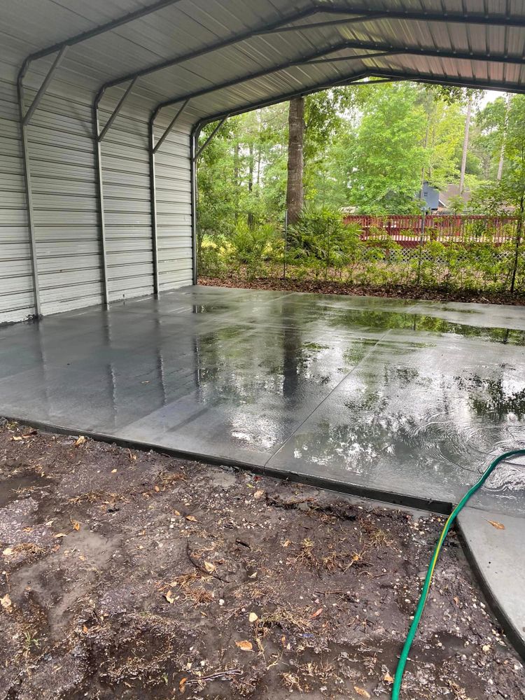 We provide a professional concrete slab construction service to homeowners, ensuring quality and reliability in your project. for Wallace Concrete in Ridgeland,  SC