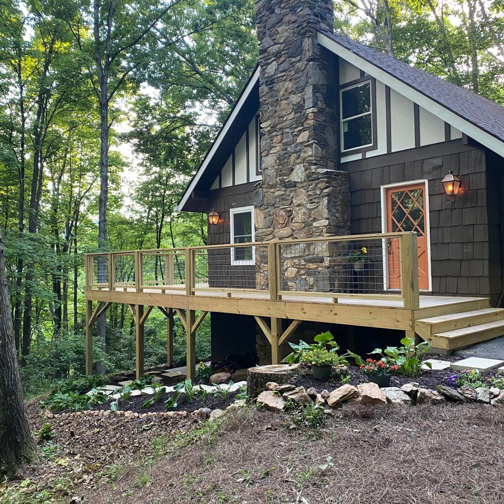 Enhance your outdoor living space with our expert Deck & Patio Installation services, customized to complement your home’s design while providing a durable, stylish area for relaxation and entertainment. for Lujema Properties in Enka, NC