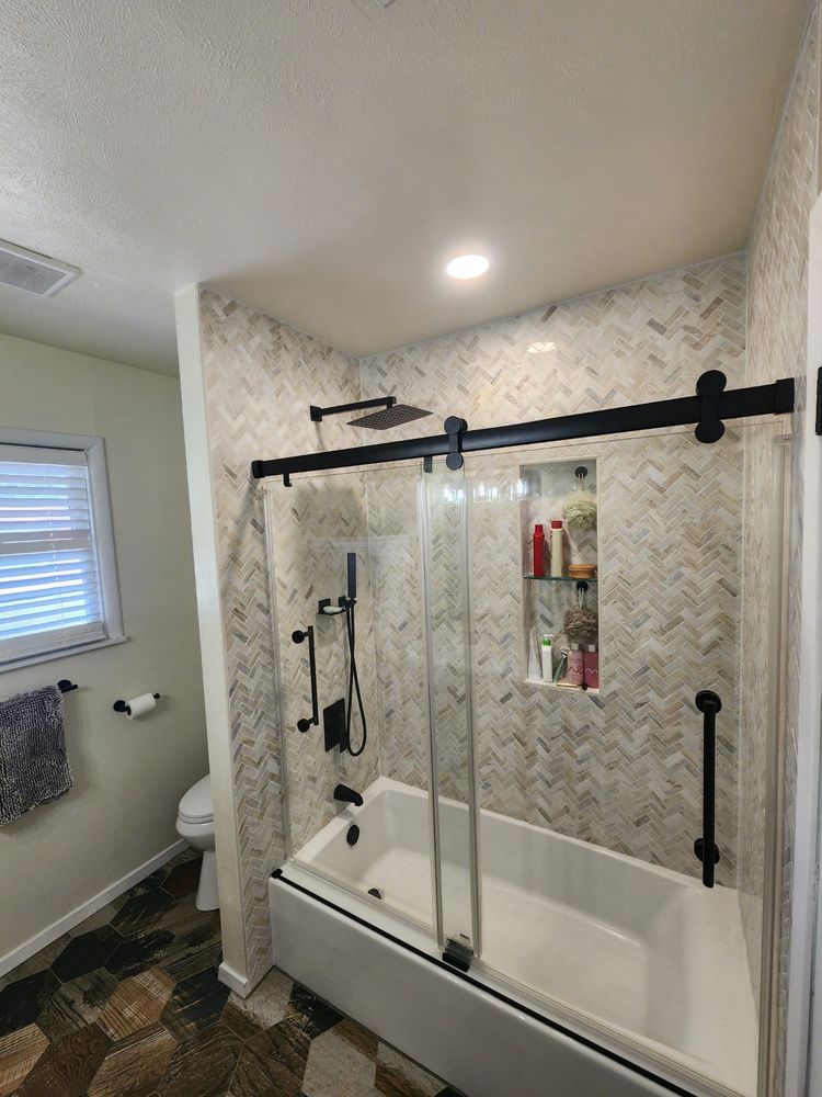 Transform your bathroom with our Custom Walk-In Showers, offering personalized design and expert installation. Enhance functionality, aesthetics, and value with durable materials tailored to fit your unique space. for Tile-N-All in Denton, TX