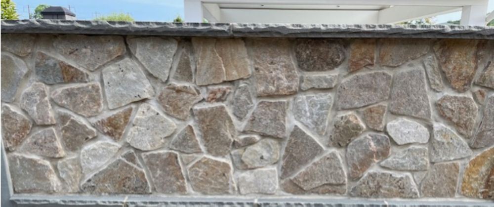 Stone veneer  for Matteo Hardscapes in Towson,  MD