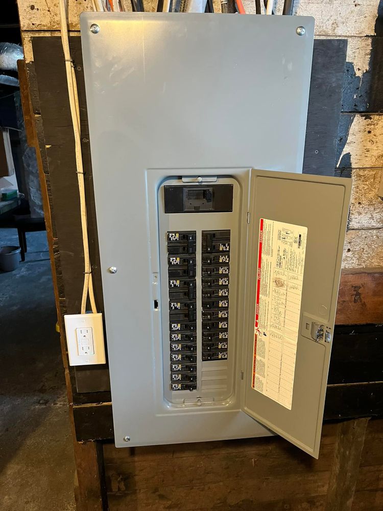 Our Electrical Panel Upgrades service ensures your home's electrical system is up to code, safe, and can handle increased power demands. Trust our experienced electricians for reliable upgrades. for Thomas Electric  in Medina, NY