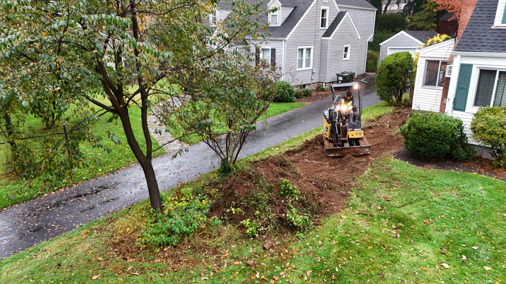 Landscape & Bed Design for Ace Landscaping in Trumbull, CT