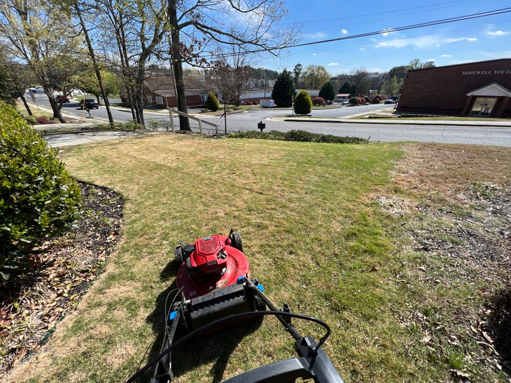 A big part of lawn maintenance is ensuring your lawn is regularly mowed. We know life gets busy, and we are here to help keep your lawn looking fresh. for Prime Lawn LLC in Conyers, GA