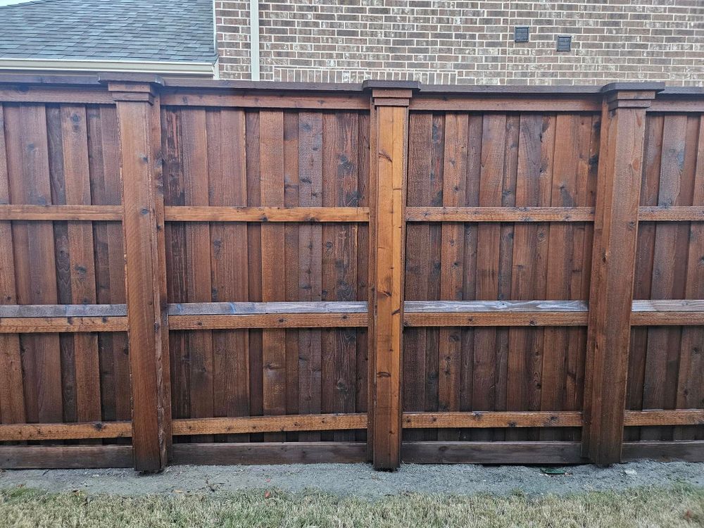 All Photos for Armor Fence Staining in Highland Village, TX