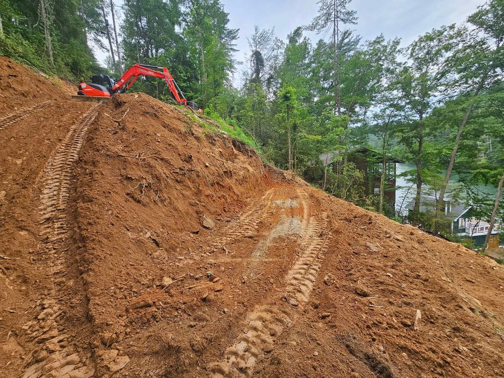 Excavating for HC Construction & Grading in Clayton, GA