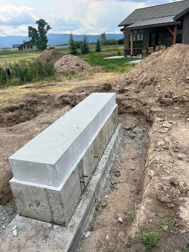Flat WorkConcrete for A K Concrete in Tetonia, ID