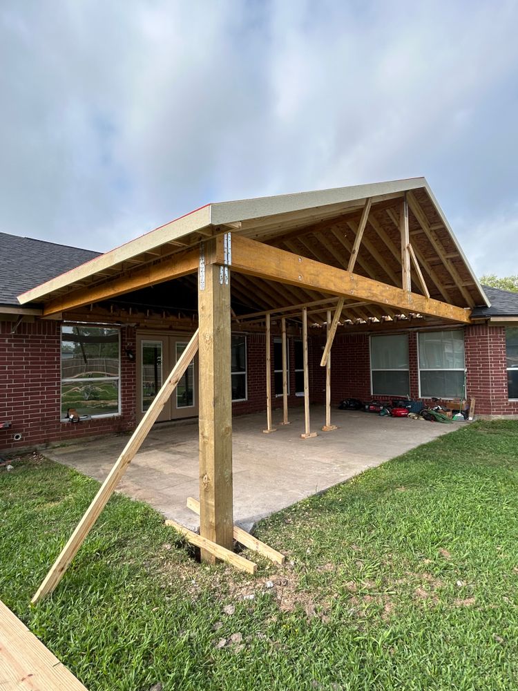 Custom Patio Covers for Sunset Coastal Innovations in Galveston County, TX