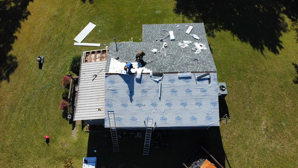 Our Roofing Installation service guarantees expert craftsmanship and durable materials, providing homeowners with a secure and long-lasting roof that enhances the beauty and value of their property. for Kenneth Mills Roofing & Restoration in Morehead City, NC