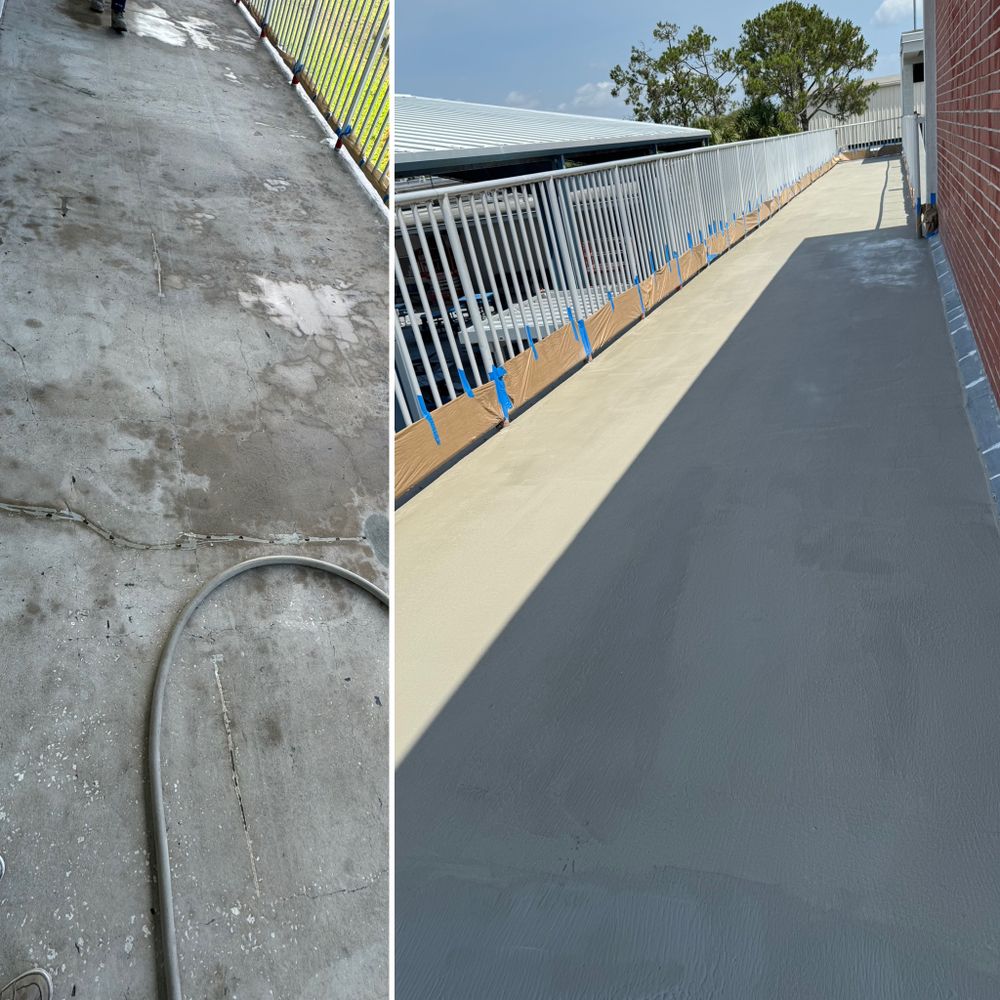 Before and After for Hotspray Industrial Coatings  in Orlando, FL