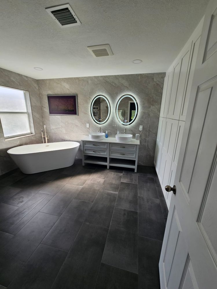 experience our professional bathroom renovation services, expertly transforming your space with quality repairs and modern designs to enhance both functionality and style for a more comfortable home environment. for Call Me Handy in Hialeah, FL