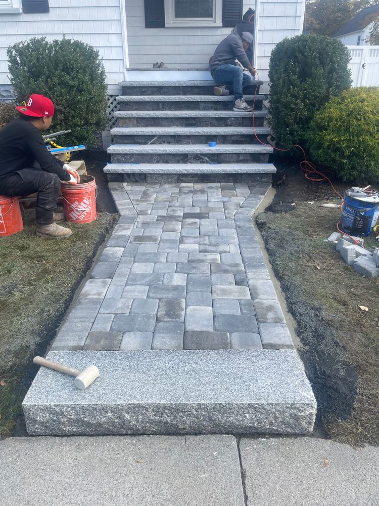 Step/stairs repairs and rebuilds for All For U Roofing & Masonry in Boston, MA