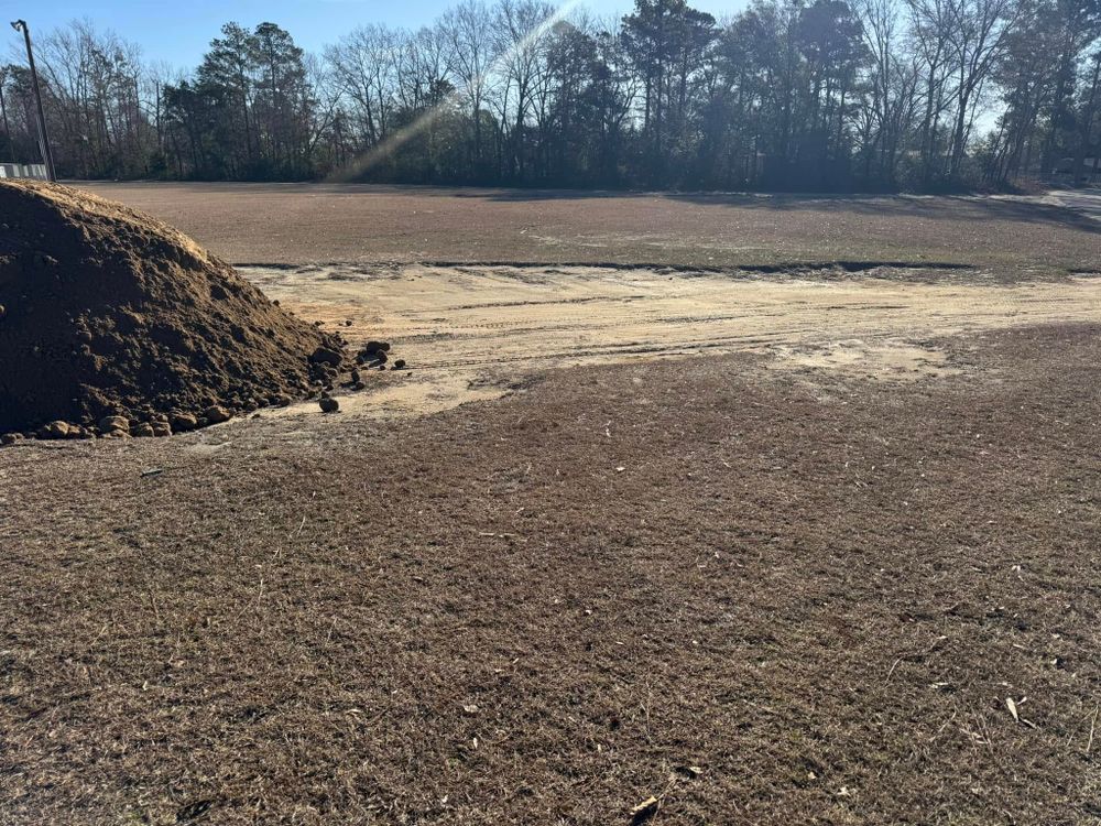 Excavating for Clean Acres LLC in Hartsville, SC