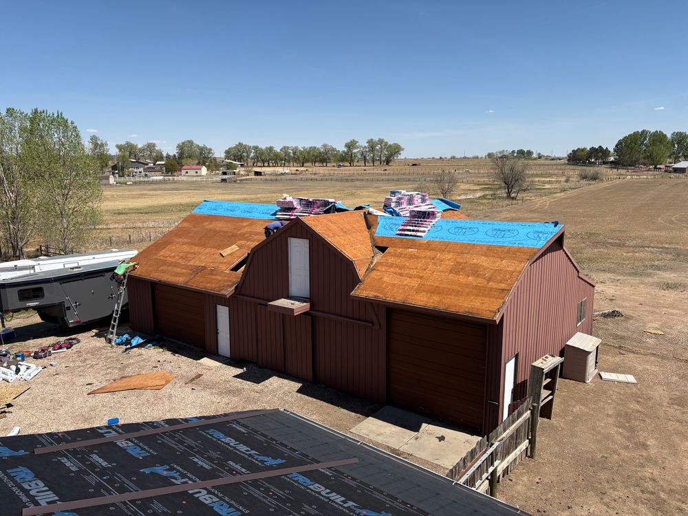 In production for Divine Roofing LLC in Severance, CO