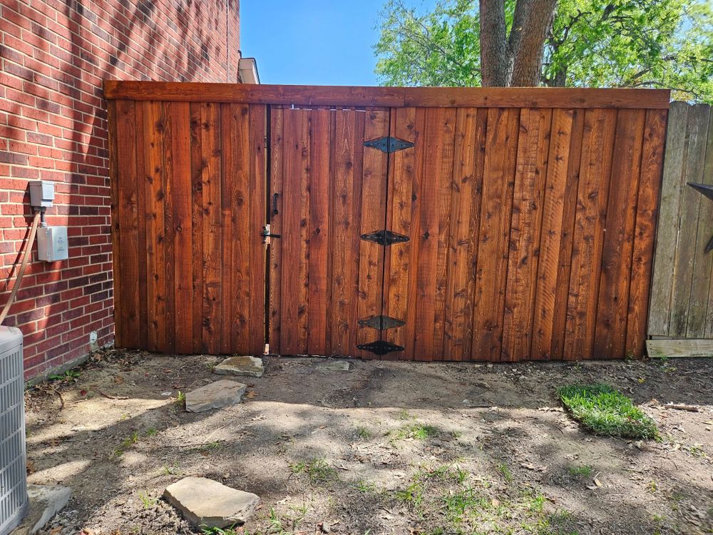 Revitalize your property with our Fence Restoration service, expertly designed to clean, repair, and enhance your fence's appearance while extending its lifespan and preserving its natural beauty. for Armor Fence Staining in Highland Village, TX