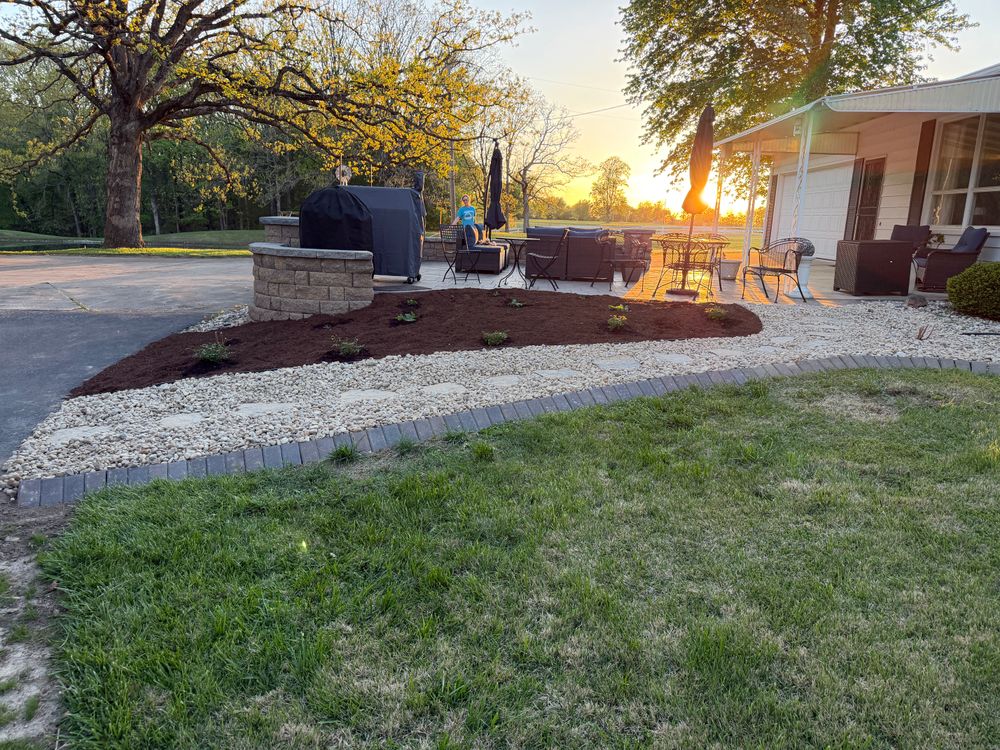 Landscape Installation for Mayfield Landscaping in Staunton, IL