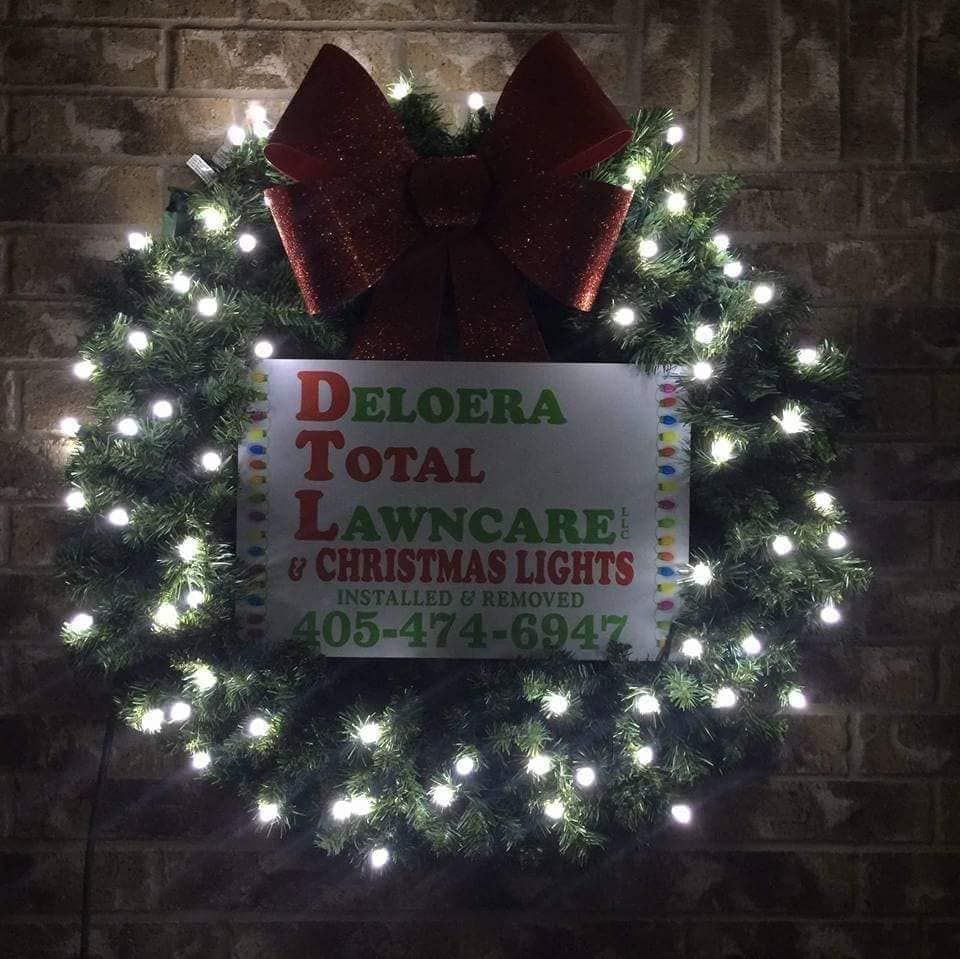 Christmas Lighting for DeLoera Total Lawncare in Oklahoma City, Oklahoma
