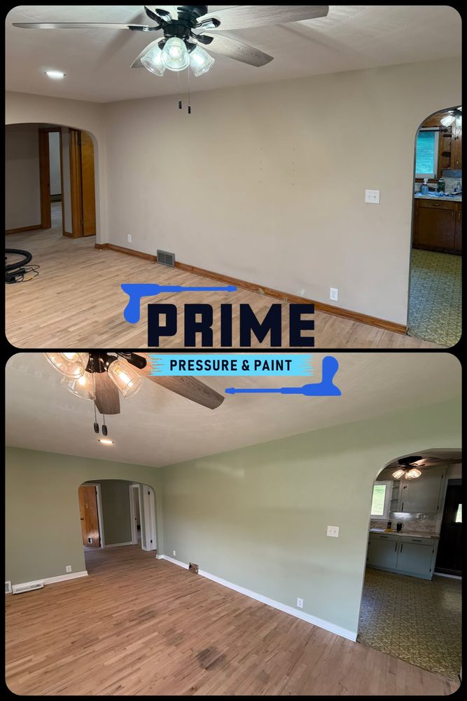 Transform your home with our expert interior painting service. We offer professional color consultations, meticulous preparation, and flawless finishes to enhance your space's aesthetic appeal and ensure lasting beauty. for Prime Pressure & Paint in Saint Marys, PA