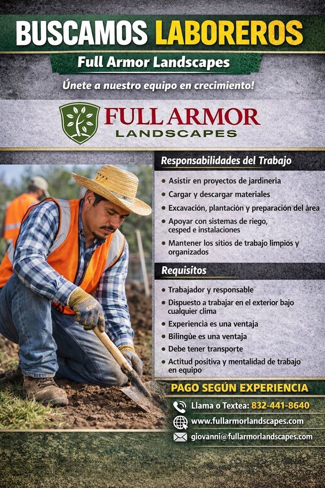 All Photos for Full Armor Landscapes in League City, TX