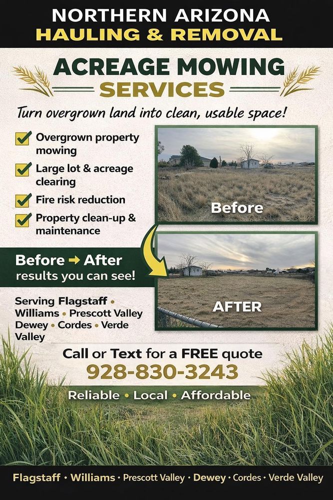 Junk Removal for Northern Arizona Hauling and Removal LLC in Prescott, AZ