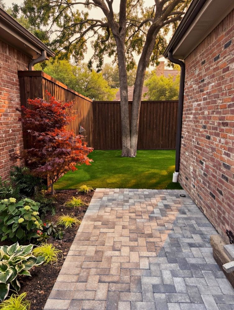 Turf & Landscaping for Walker Custom Exteriors in Dallas, TX