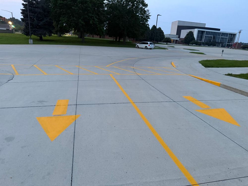 All Photos for Midwest Line Striping LLC in Spirit Lake, IA